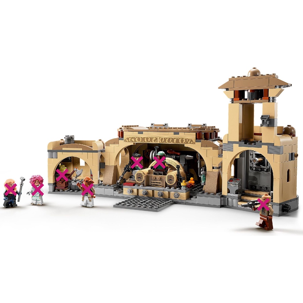 LEGO 樂高 STAR WARS 星際大戰 75326 Boba Fett's Throne Room 拆售 場景