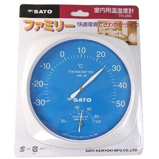 SATO 溫濕度計 鐘型溫溼度計 TH-200 溫度計 濕度計🍀蝦皮代開發票🍀