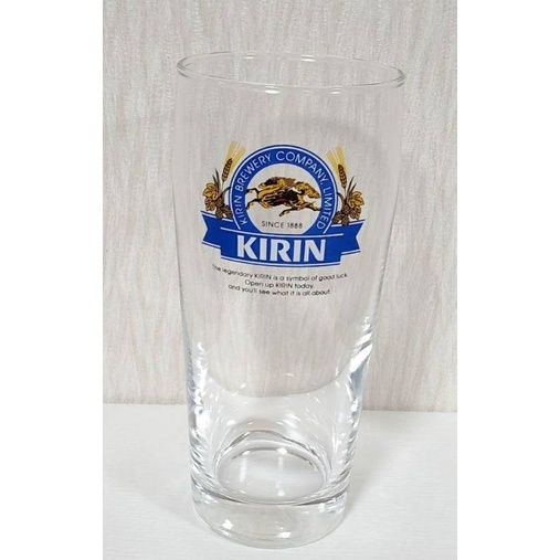 KIRIN麒麟啤酒藍標酒杯