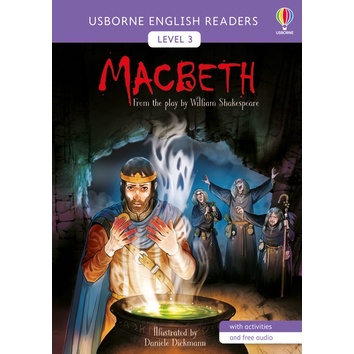 Macbeth 馬克白 (Usborne English Readers Level 3)(有聲書)/Mairi Mackinnon Usborne English Readers.Level 3 【禮筑外文書店】