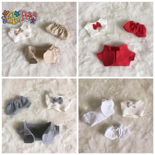 🍭卡娃衣🍭10cm娃衣五色可愛西裝套裝10釐米明星公仔玩偶衣服胖胖體可穿