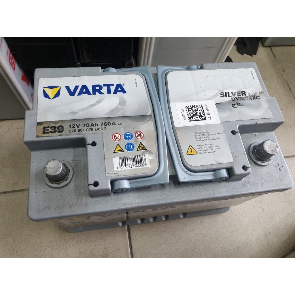 (二手中古電池) 華達 VARTA LN3 AGM70 歐規免保養汽車電池 數值漂亮，品項優