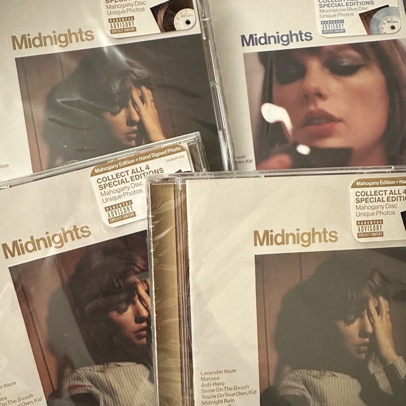 ⭐️現貨 Taylor Swift 泰勒絲 ‘Midnights’ 限量簽名專輯CD
