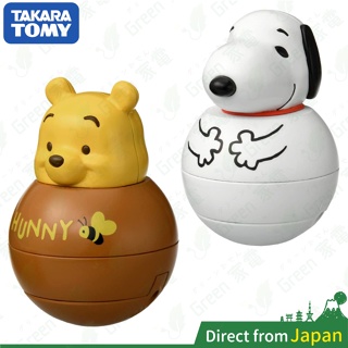 日本 TAKARA TOMY 英文有聲不倒翁 史努比 小熊維尼 收錄3首英語歌曲 50個英文單字語音 嬰幼兒 早教玩具