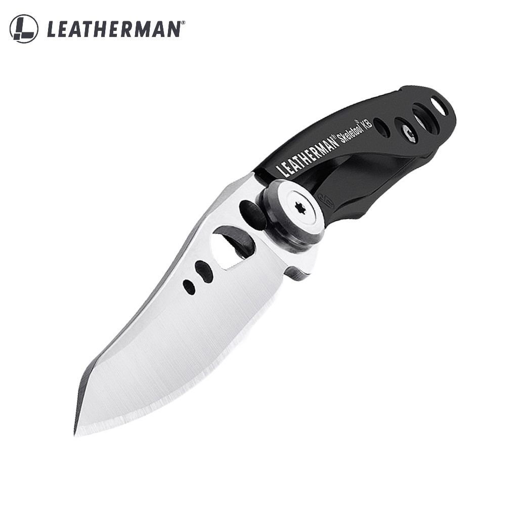 Leatherman 美國 Skeletool KB 平刃折刀 黑 登山露營/野外求生/多功能工具 84LE832385