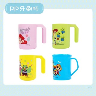 卡通 PP牙刷杯 / PP水杯 刷牙漱口杯 -佩佩豬 美人魚公主 玩具總動員 汪汪隊立大功 角落生物露營趣