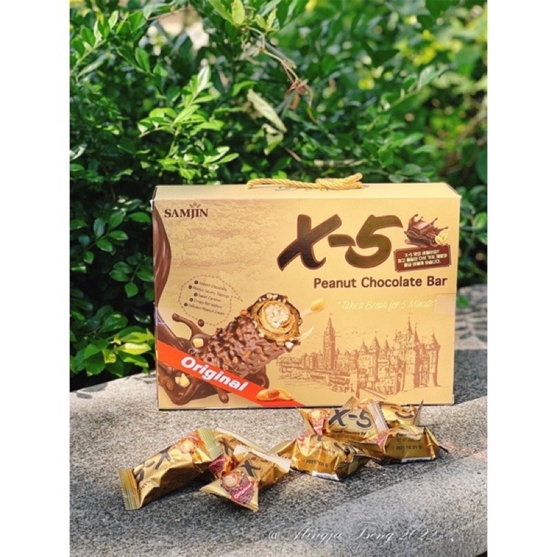 韓國 金色X5巧克力捲心酥 19G/條 2023禮盒 快速出貨