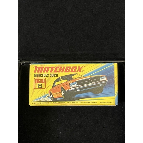 童年回憶，1973年英國MATCHBOX出品，英國製造，MB-6，Mercedes Benz 350SL