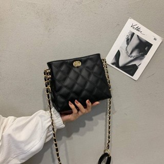 方胖包 G121 小香風 鏈條包 斜揹包 女菱格斜背小 包包 新款韓版潮單肩包 女包簡約百搭迷你 手機包