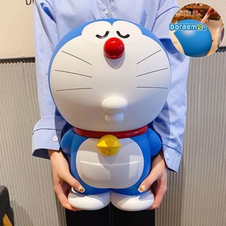 ✔臺北出貨兒童存錢罐儲蓄男孩女孩2021年新款網紅大號哆啦a夢擺件生日禮物