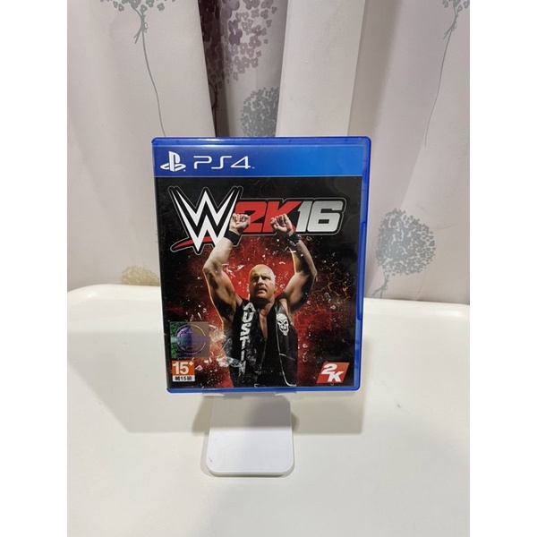 &lt;山姆遊戲片&gt;ps4 wwe 職業摔角 2k16 二手光碟 PlayStation  光碟片