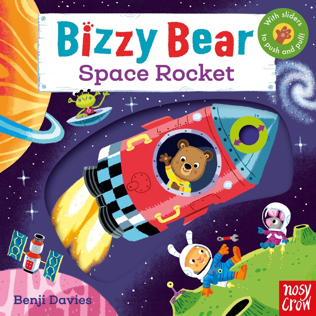 Bizzy Bear: Space Rocket (硬頁書)(英國版)*附音檔QRCode*/Benji Davies【禮筑外文書店】