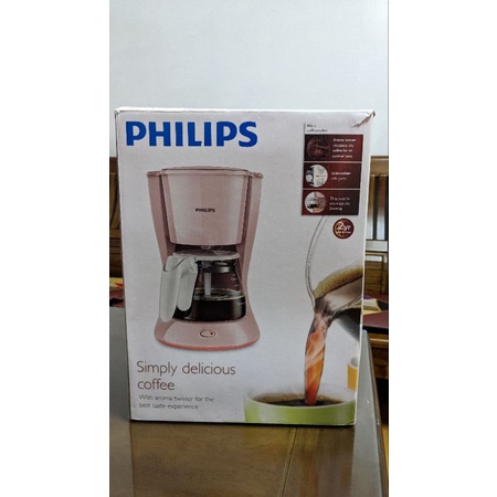 Philips 飛利浦 Daily滴漏式咖啡機HD7447 (瑰蜜粉）