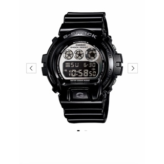CASIO 卡西歐 G-SHOCK DW-6900NB-1 黑 銀 電子錶 手錶（9.9成新）