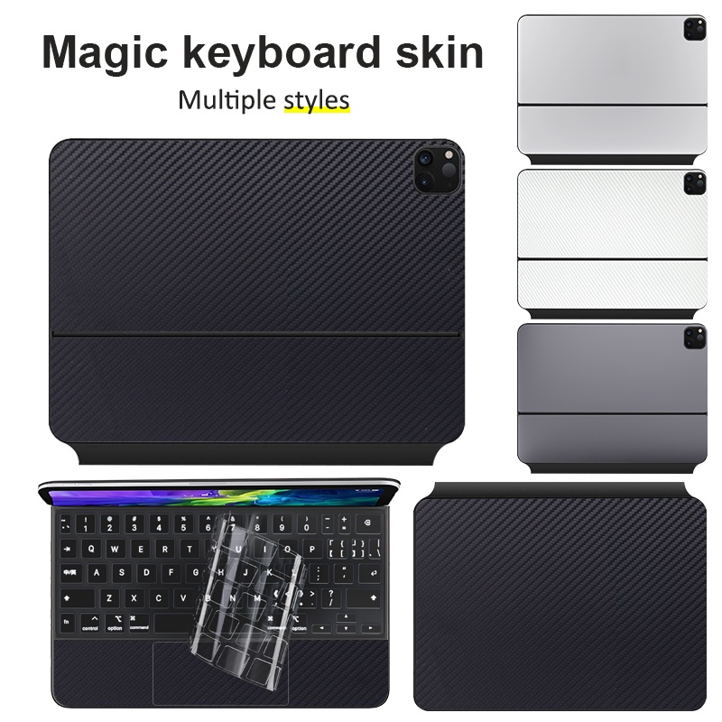 適用於妙控鍵盤純色貼膜 2022 Ipad Pro11/2021 Ipad 12.9 英寸 Ipad 10 2022 皮