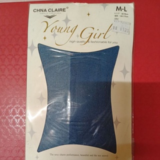 CHNA CLAIRE藍綠色透明絲襪 新品 可蝦皮店到店