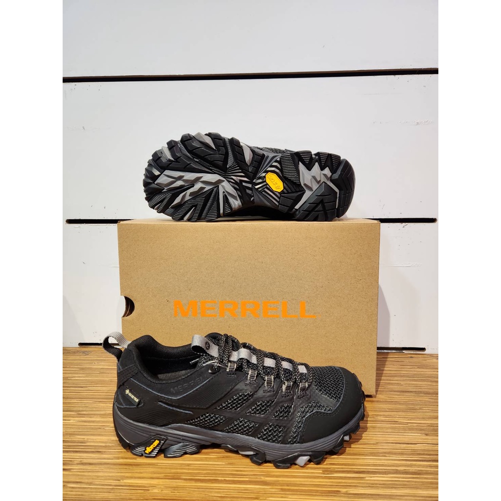 【清大億鴻】Merrell Moab FST 2 Gore-Tex女款戶外越野鞋 登山 防水 耐磨ML599532黑色