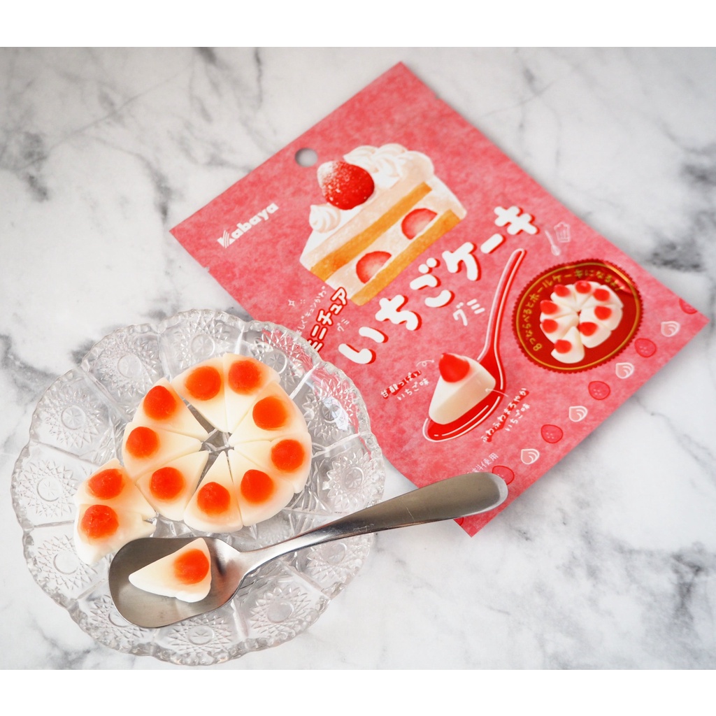 現貨❣️超好吃❣️日本限定 草莓蛋糕造型軟糖草莓軟糖水果軟糖草莓糖果軟糖甜食QQ糖草莓奶油蛋糕日本零食點心日本代購