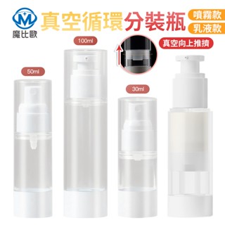 真空旅行分裝瓶 乳液 化妝水 卸妝液 分裝罐 15ml 30ml 50ml 100ml 旅行分裝 液體分裝