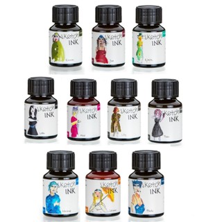 德國 Rohrer & Klingner《Sketch Ink 速寫墨水》50ml｜明進文房具