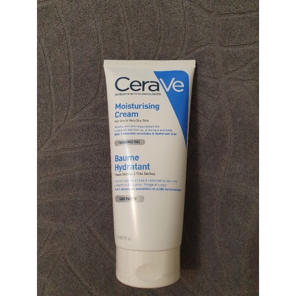 全新未拆封 Cerave 適樂膚 長效潤澤修護霜 臉部 身體 乳霜 177ml