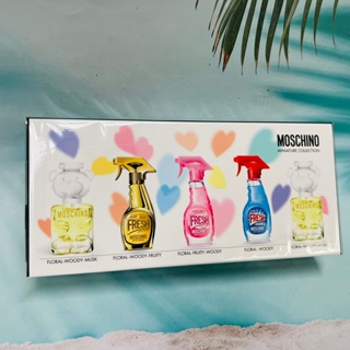 香水禮盒🎁MOSCHINO 女性迷你香氛 五入禮盒組