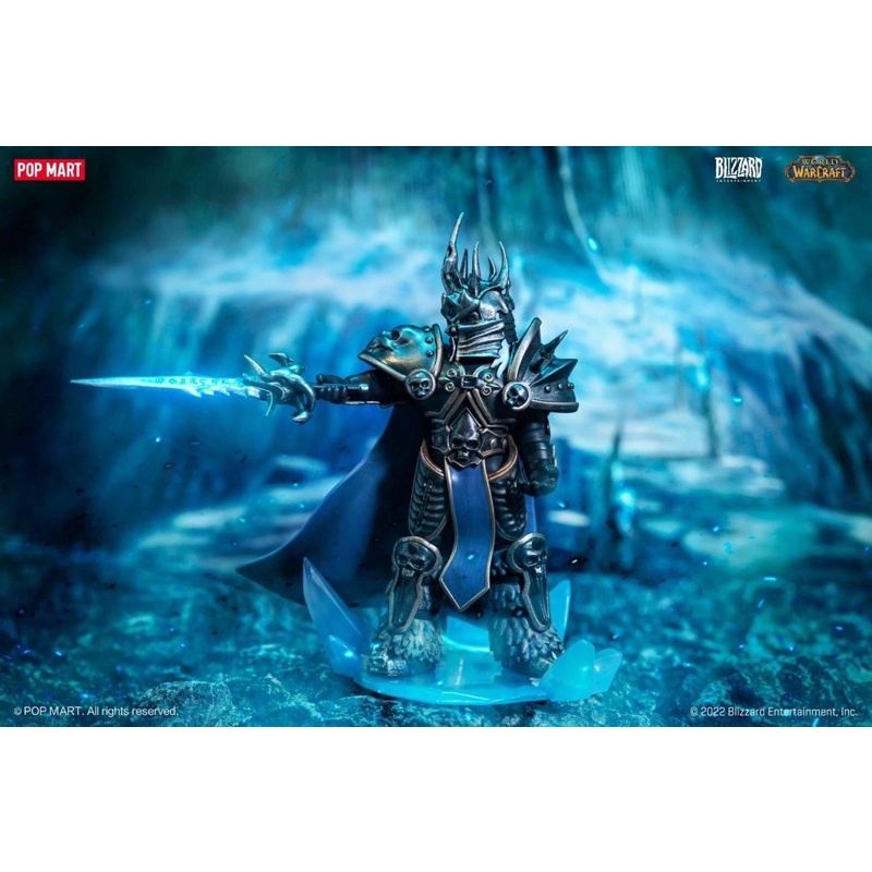 魔獸 魔獸世界 盲盒 暴雪 巫妖王 阿薩斯 伊利丹 怒風 隱藏 泡泡瑪特 霜之哀傷 希爾瓦娜斯 風行者 POP MART