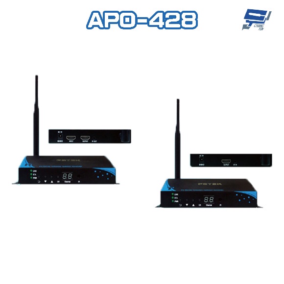 昌運監視器 APO-428 HDMI 50米 無線延長器 支援HDCP 1.4