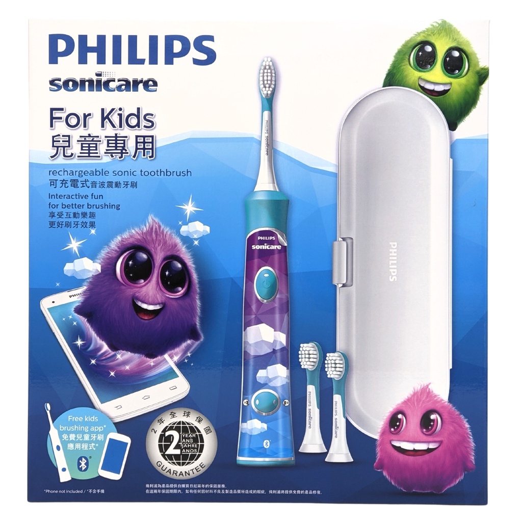 Philips 飛利浦 Sonicare 充電式兒童音波電動牙刷組 HX6322/04 HX6325 主機保固1年