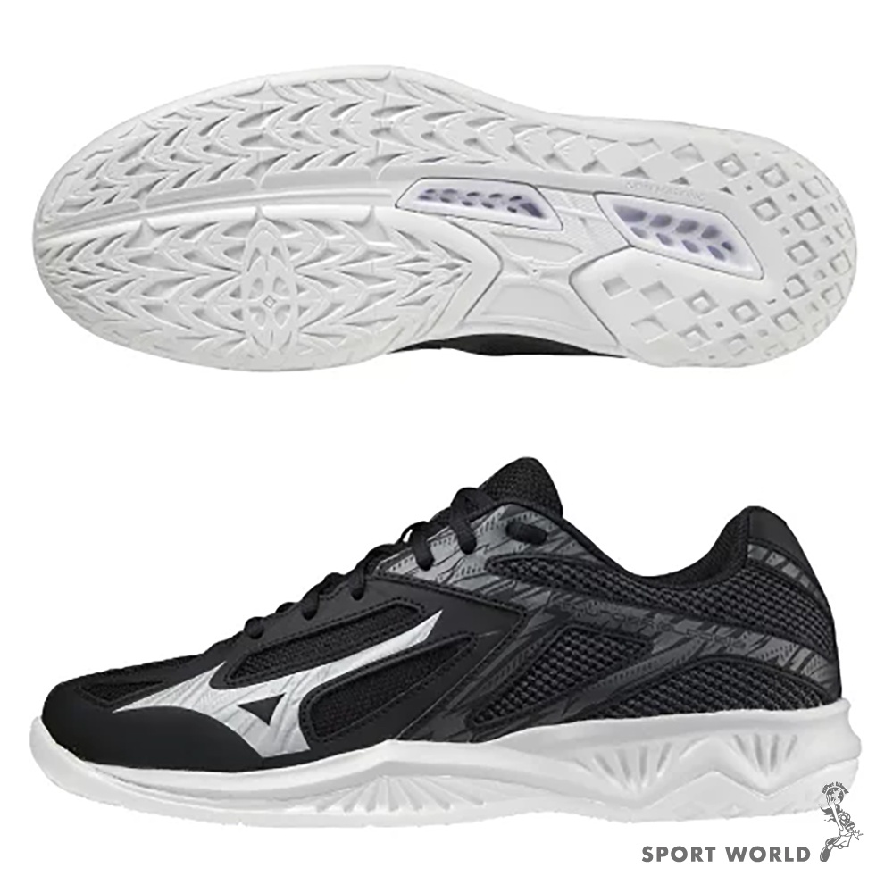 Mizuno 男鞋 女鞋 排球鞋 THUNDER BLADE 3 2.5E寬楦 黑【運動世界】V1GA217001