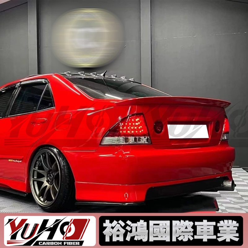 【全台可安裝】適用於凌志Lexus IS200 RS200  Altezza咬地鯊 碳纖维TRD尾翼 卡夢空力套件