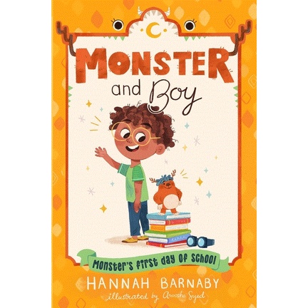Monster and Boy: Monster's First Day of School (精裝本)/Hannah Barnaby【三民網路書店】