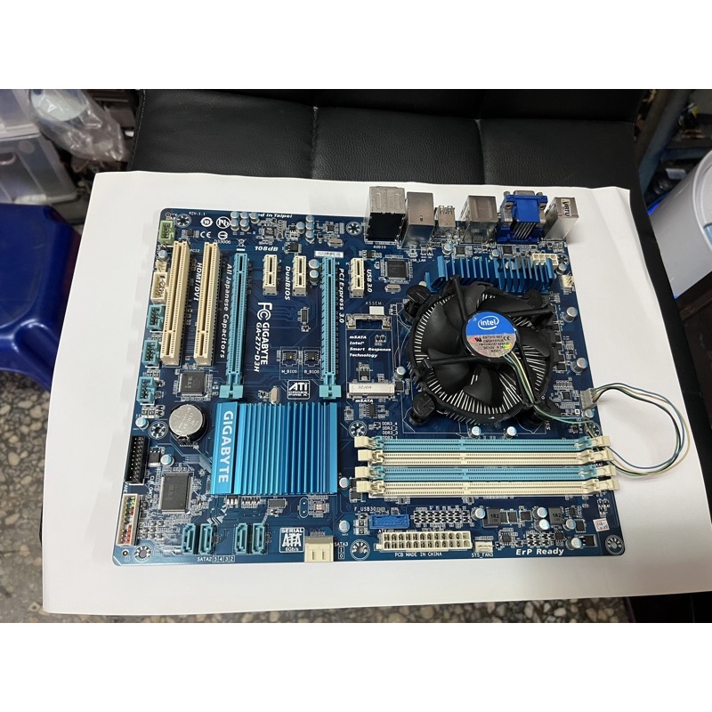 電腦雜貨店～技嘉 GA-Z77-D3H REV:1.1主機板 1155腳位 二手良品 $1000