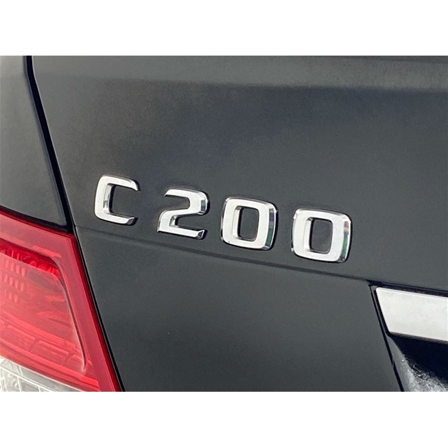 圓夢工廠 賓士 Benz W204 C204 S204 C200 後車箱 尾門 鍍鉻字貼 車標 車貼 字標 同原廠款式