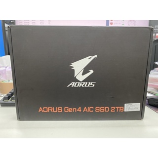 技嘉AORUS Gen4 AIC SSD 2TB 固態硬碟 全新拆封福利品 附發票影本可註冊五年保📌自取價6500