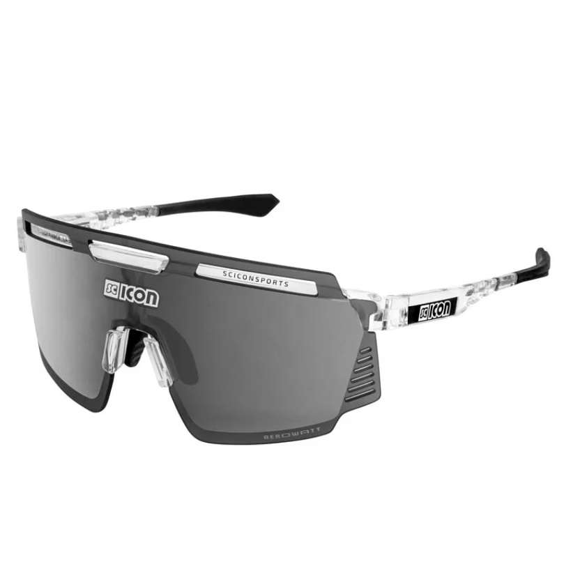 【合利單車】SCICON AEROWATT 運動眼鏡 透明鏡框 / 鏡面銀片