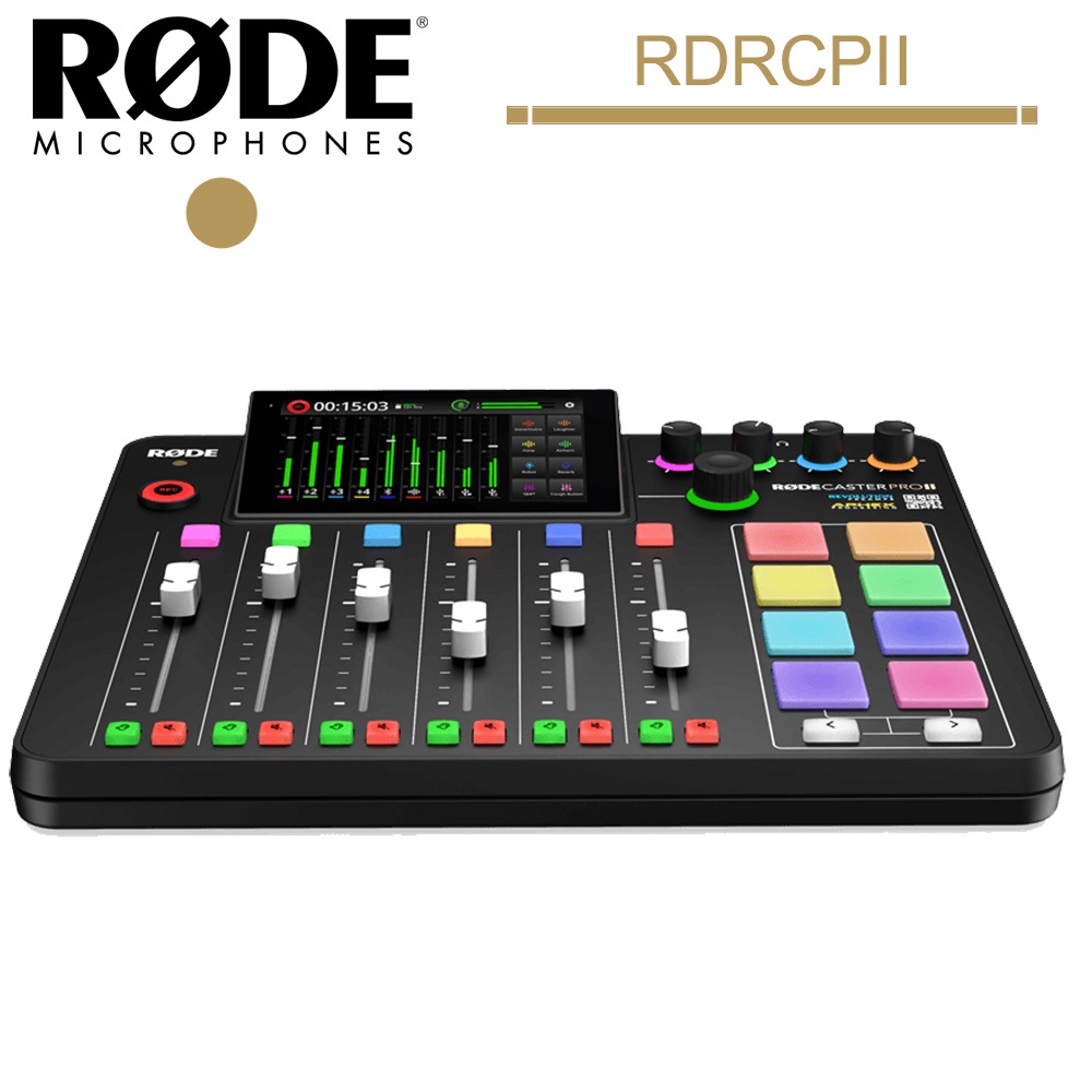 RODE Caster Pro II 廣播/直播用錄音介面 RDRCPII 公司貨【6/28前送專業級監聽耳機】