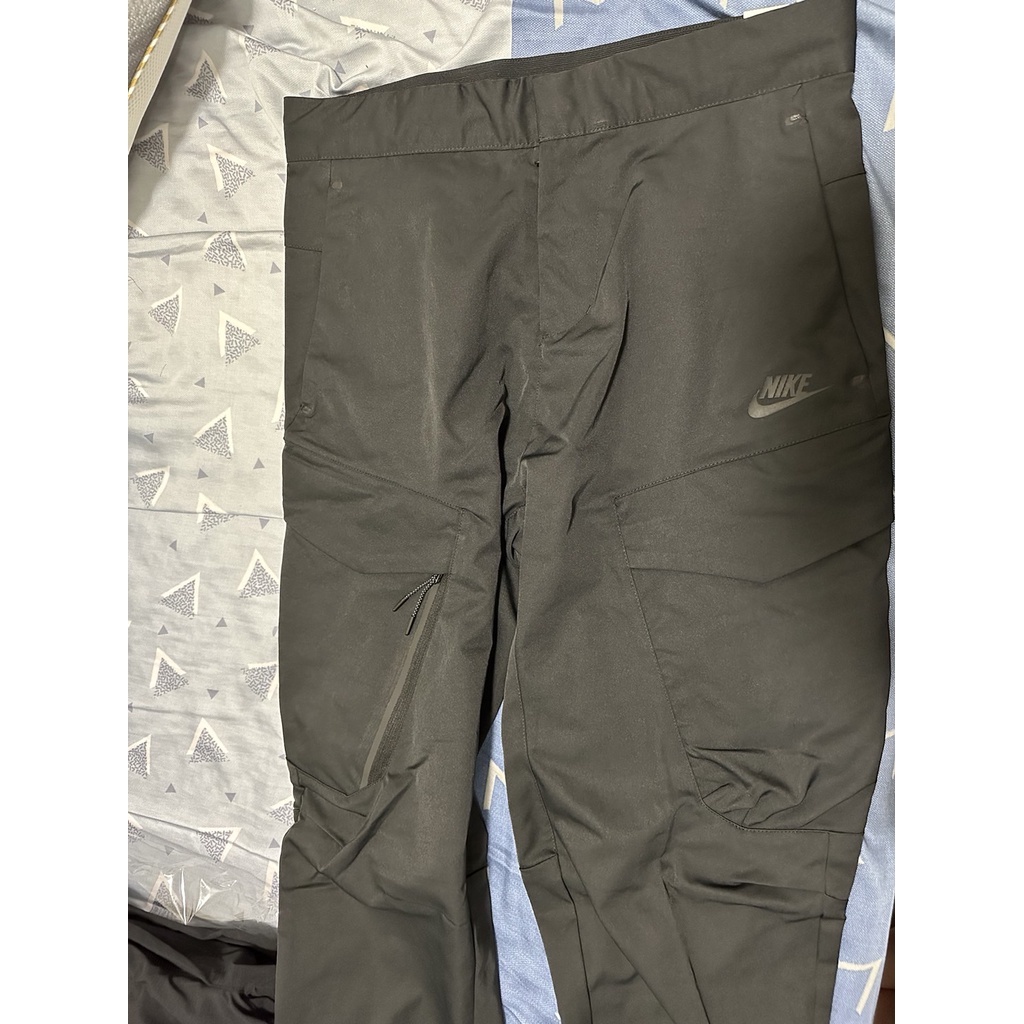 NIKE TECH PANTS  黑色 大口袋 內扣 工裝 窄管 錐形褲 DH3867-010