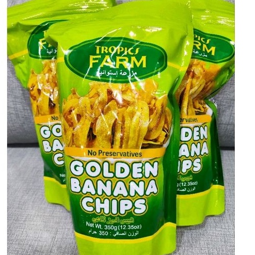 菲律賓必買 香蕉脆片 香蕉餅乾 TROPICS FARM 350g 香蕉片 東南亞 團購