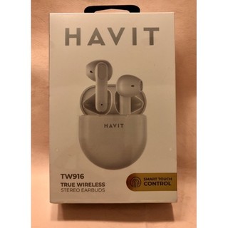 ✨全新未拆封✨ Havit 海威特 輕巧真無線藍牙耳機 貝殼白 TW916