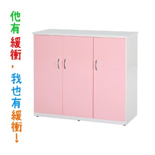 小美店舖 加深型塑鋼鞋櫃 防水傢俱 3.2尺鞋櫃 三門鞋櫃 特價促銷品