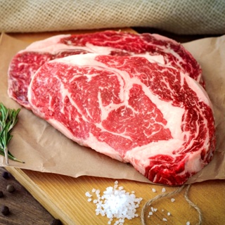 【上野物產】美國進口 極黑和牛prime霜降翼板牛排 (100g)盒 牛肉 牛排 原肉現切