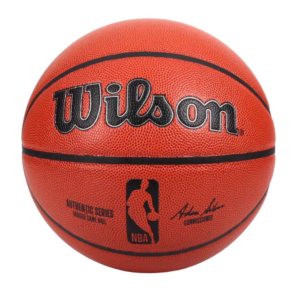 WILSON NBA AUTH系列室內合成皮籃球#7( 訓練 7號球 威爾森「WTB7100XB07」 橘黑