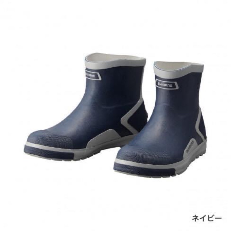 🎣🎣【 頭城東區釣具 】SHIMANO FB-064U 釣魚靴 船用 藍色 極短 膠底防滑鞋
