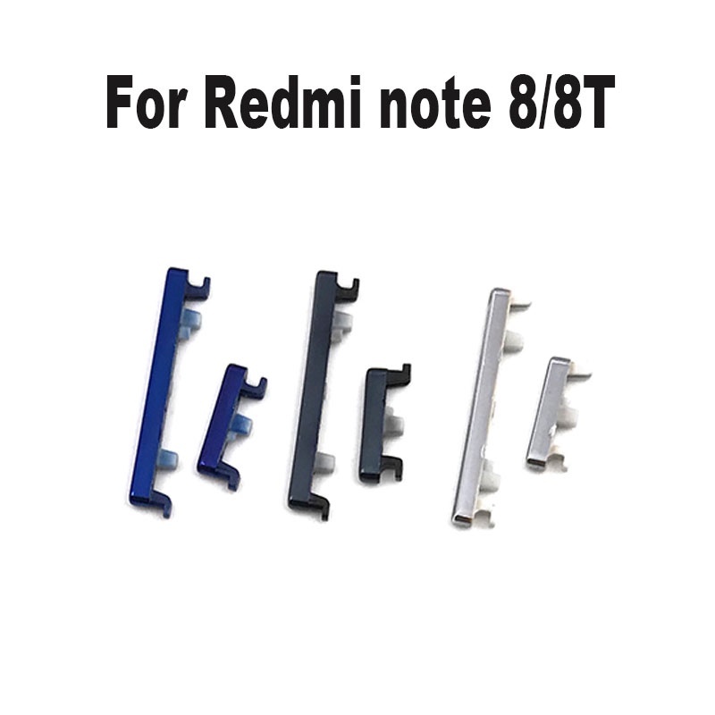 REDMI XIAOMI 原裝小米紅米 Note 8 8T 電源音量按鈕開關側鍵更換維修零件