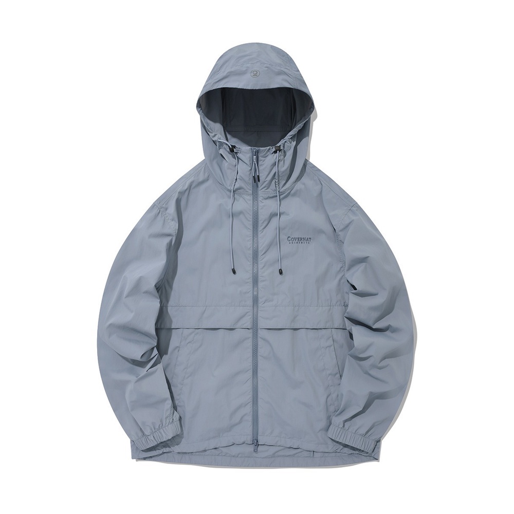 【吉米.tw】韓國代購 COVERNAT 可收納 風衣 外套 夾克 淺藍色 Nov+