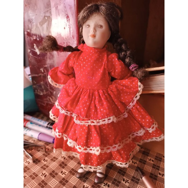 早期陶瓷娃娃 有mark商標 道奇洋娃娃公仔玩具公仔 陶瓷公仔