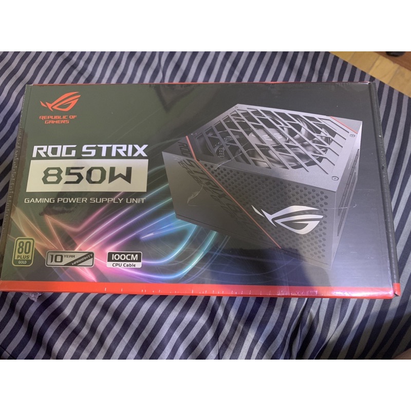 ASUS華碩 ROG STRIX 850W 雙8 金牌 全模組 10年保 電源供應器 電供［全新未拆封膜]