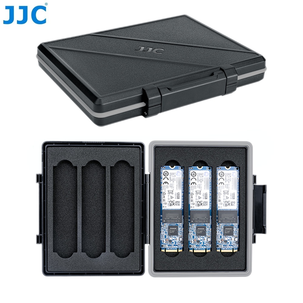JJC SSD M2固態硬碟收納盒 M.2 NVME 2280 固態硬碟 防水防震保護盒