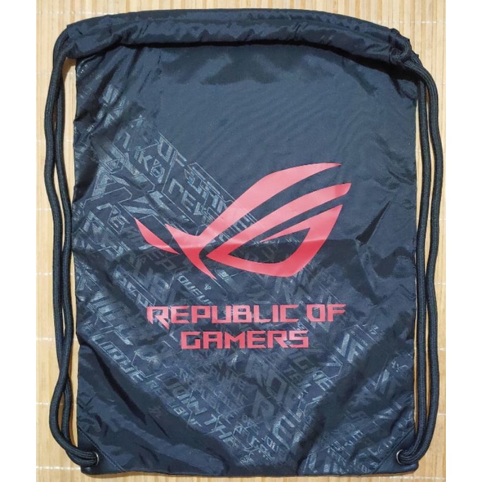 Asus republic of gamers ROG 束口袋後背包(全新品)